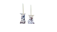 Load image into Gallery viewer, Loa Calacatta Viola Candle Holder
